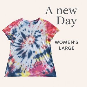 🌴 A New Day Tie-Dye T-Shirt Women’s Large